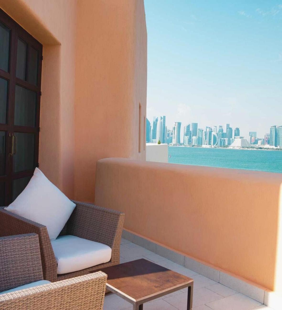 Mina Hotel And Residences By The Torch Doha Luaran gambar View of the Doha skyline from the hotel
